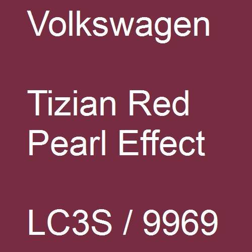 Volkswagen, Tizian Red Pearl Effect, LC3S / 9969.